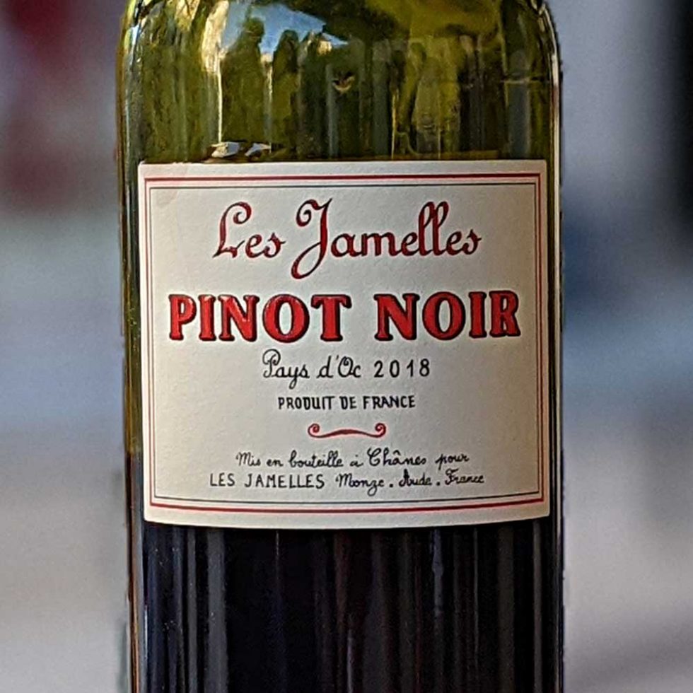 Pinot Noir 2018 Les Jamelles La Cave des Tonneliers