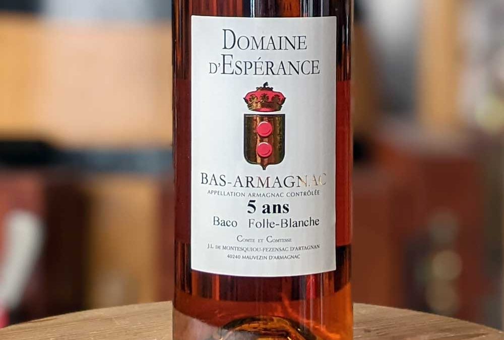 Armagnac 5 ans d’Age – Domaine d’Espérance